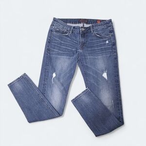 Cult of Individuality Zen Slim Curvy Distressed Jeans Size 28